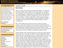 Tablet Screenshot of habitatchronicles.com